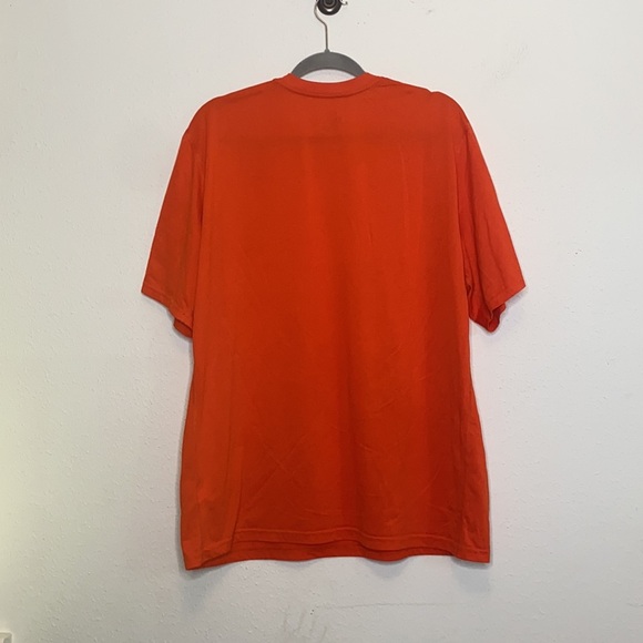 Nike Men's Orange Dri-Fit Short-Sleeve Shirt Performance Athletic size XXL - Picture 5 of 5